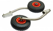 Modular transom wheels made of stainless steel for boats with NDND
